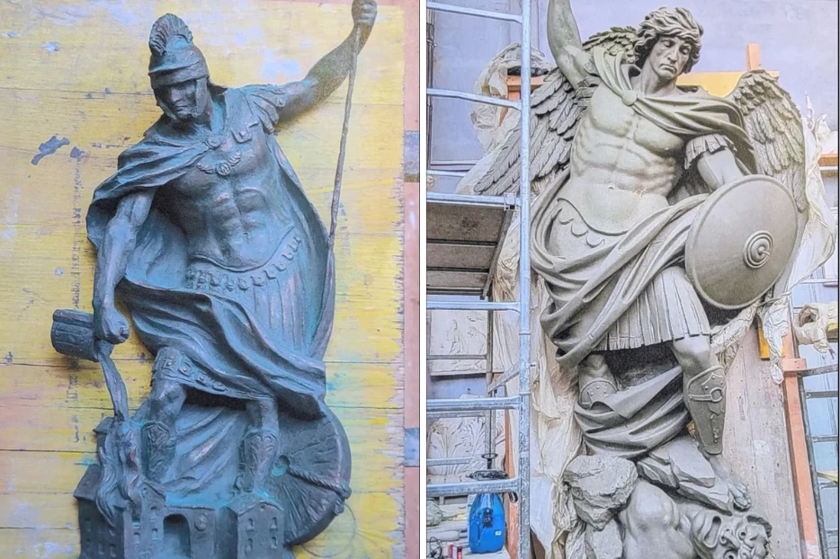 Statues of St. Michael and St. Florian.?w=200&h=150