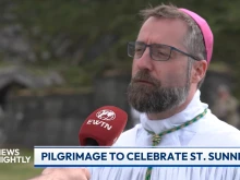 Oslo Coadjutor Bishop Fredrik Hansen speaks to “EWTN News Nightly” on Tuesday, July 8, 2025.
