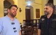 Syrian Minister of Culture Mohammed Saleh with Islamic chanter Al-Mu’tasim Billah Al-Assali inside St. Ananias Orthodix Church in Damascus, Syria. Billah Al-Assali performed an Islamic hymn with lyrics that directly contradict Christian beliefs.
