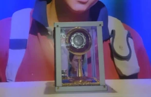 The relic stolen from St. Dominic Savio Parish. Credit: St. Dominic Savio Parish