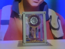 The relic stolen from St. Dominic Savio Parish.